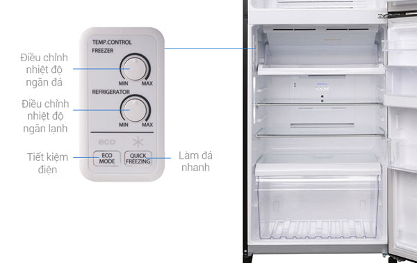 Hiệu chỉnh sai công suất tủ lạnh và lưu lượng gió có thể khiến tủ lạnh không lạnh