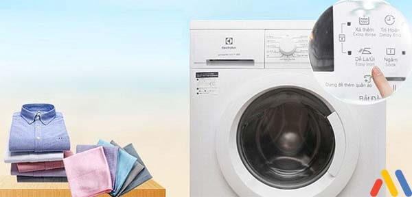 Cách dùng máy giặt Clectrolux chế độ là/ủi giúp tiết kiệm thời gian 