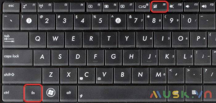 Thiết lập On/Off TouchPad