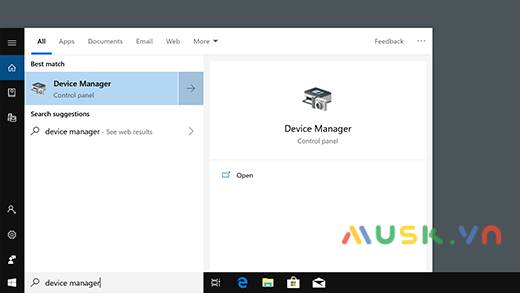 Giao diện Device Manager