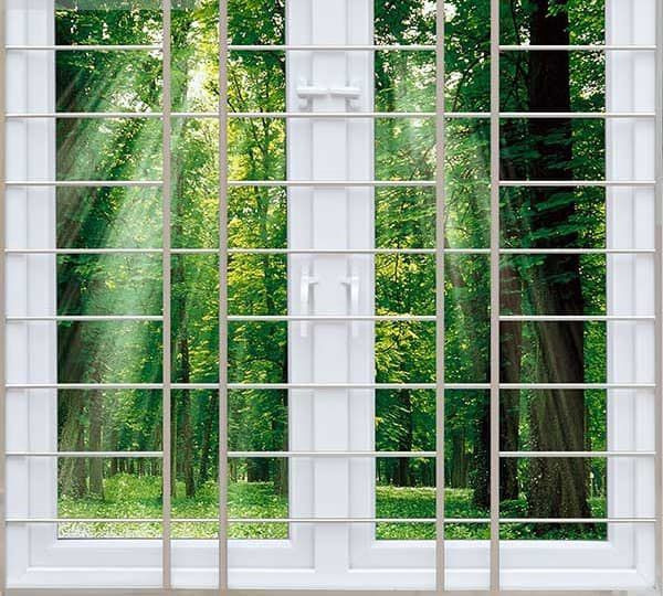 Khung sắt bảo vệ cửa sổ tối giản