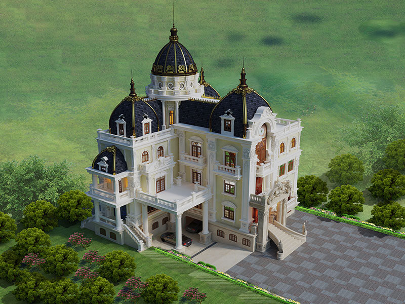 Thiết kế biệt thự lâu đài