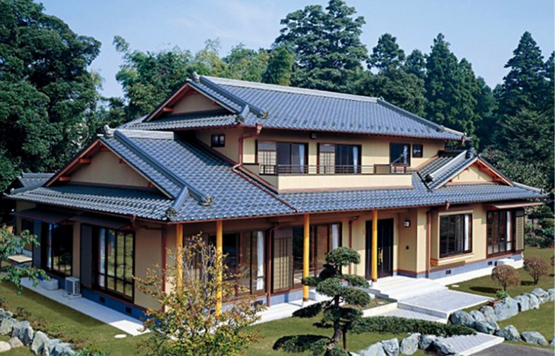 thiết kế biệt thự mini 2 tầng phong cách Nhật Bản đậm chất