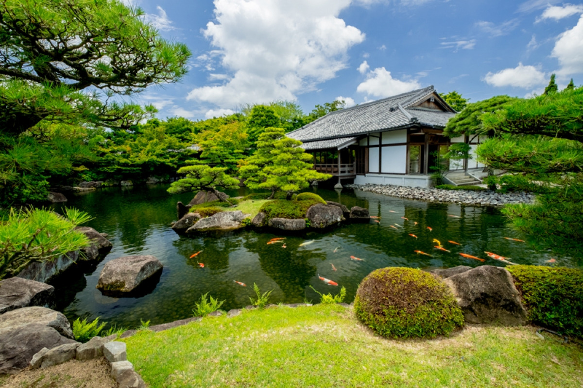 Mẫu nhà biệt thự sân vườn kiểu Nhật