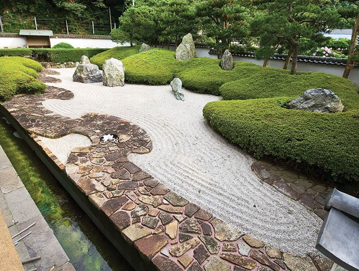 Một thiết kế mẫu vườn Karesansui - Khô sơn thủy của biệt thự sân vườn kiểu nhật