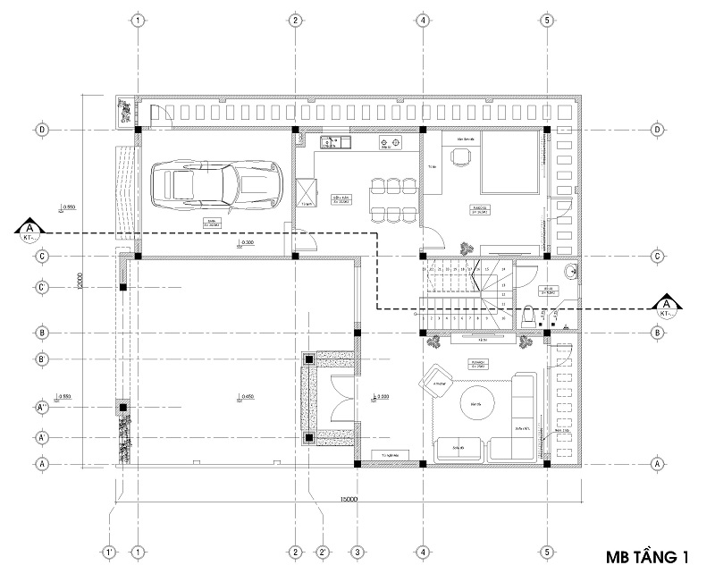 Bản vẽ xây dựng biệt thự và chi phí xây biệt thự 3 tầng
