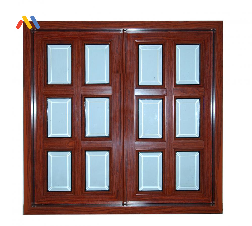 Cửa sổ gỗ 2 cánh có kính dạng cửa lật