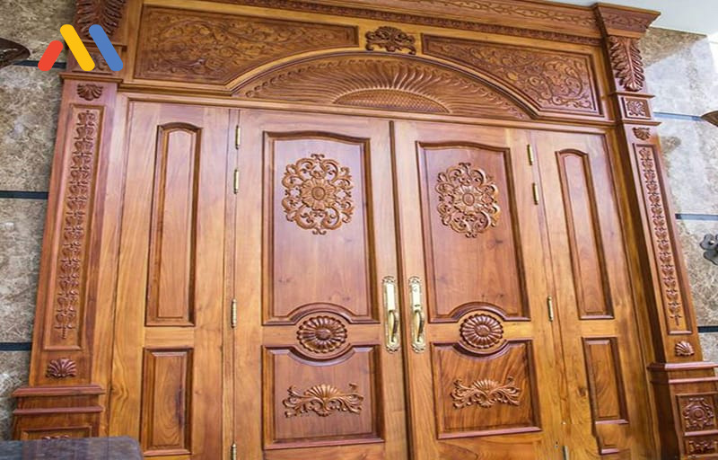 Xem mẫu cửa gỗ 4 cánh đẹp phong cách cổ điển