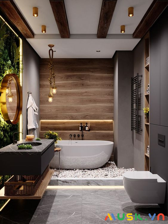 Phòng tắm sang trọng phong cách Luxury