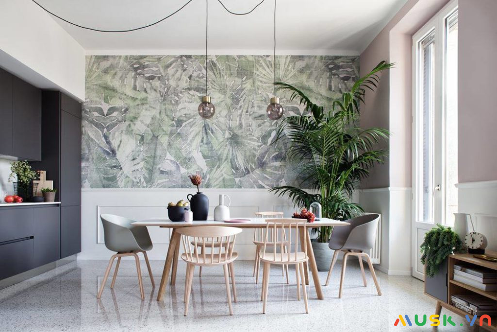 Mẫu phòng bếp theo phong cách tropical trong thiết kế nội thất 1