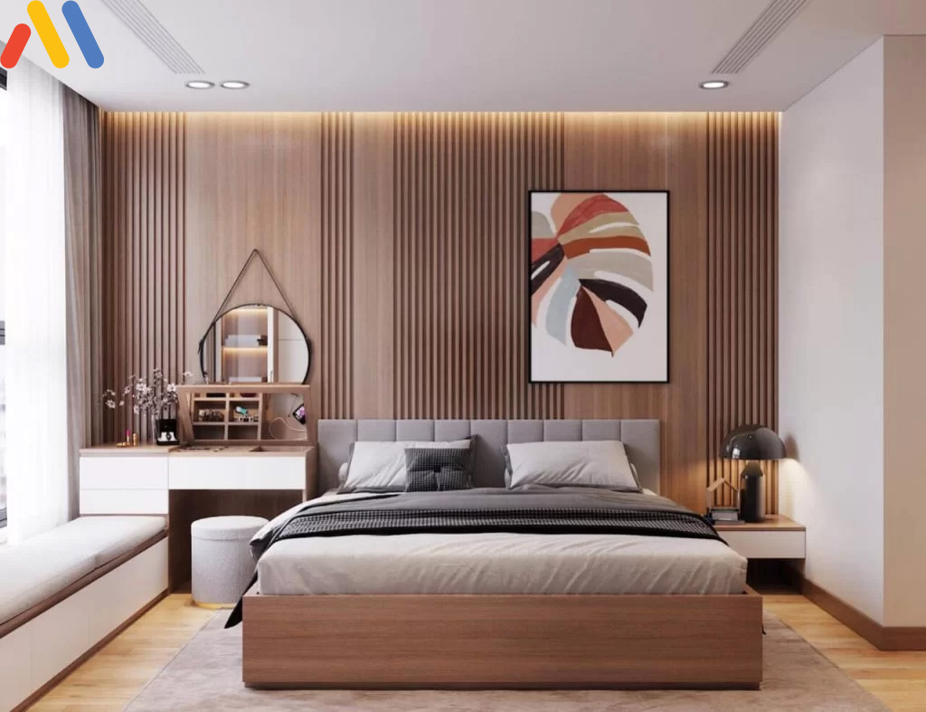 Thiết kế nội thất cho phòng ngủ nhỏ 10m2 phong cách hiện đại