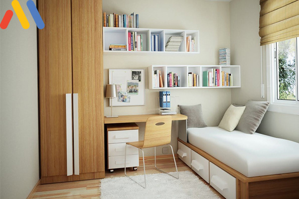 Gợi ý mẫu hình ảnh nội thất phòng ngủ đẹp gỗ tự nhiên