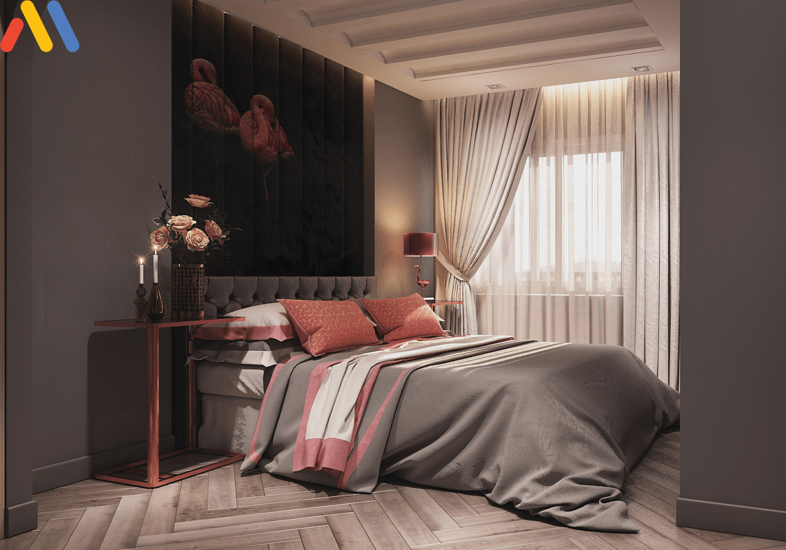 Cách bố trí phòng ngủ 20m2 đẹp đơn giản với nội thất hiện đại