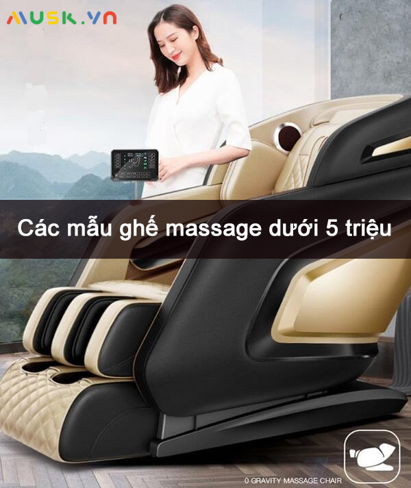 Thị trường các sản phẩm ghế massage hiện nay