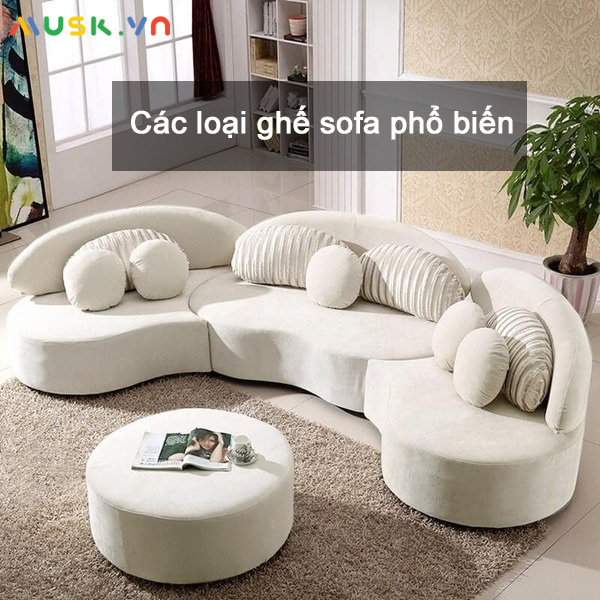 Các loại ghế sofa phổ biến được nhiều người tin dùng nhất
