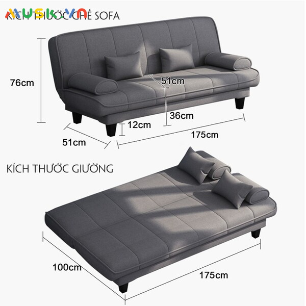 Kích thước ghế sofa giường