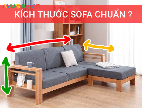 Tại sao phải cần biết kích thước chuẩn ghế sofa gỗ
