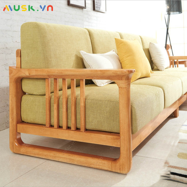 Ghế sofa gỗ đan dọc 