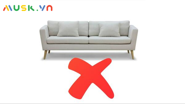 Tác hại to lớn của việc chọn sai kích thước ghế sofa 