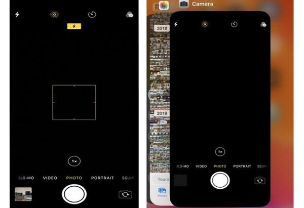 Truy cập camera mà thấy màn hình tối đen thì có thể iPhone bị lỗi phần mềm