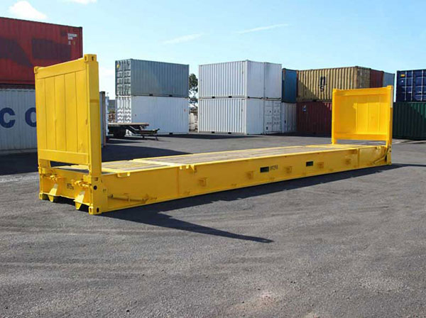 Kích thước của xe container 40 feet flat rack