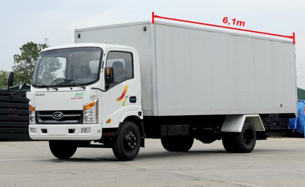 kích thước thùng xe tải 2 tấn rưỡi