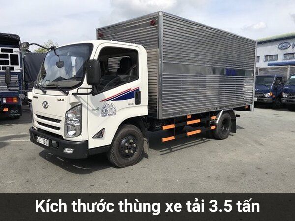 kích thước thùng xe tải 3.5 tấn