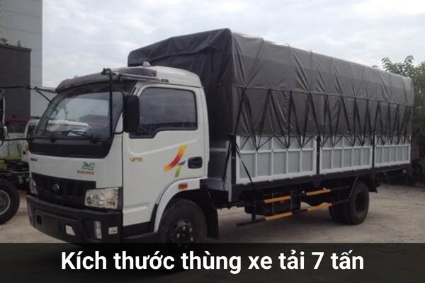 kích thước thùng xe tải 7 tấn