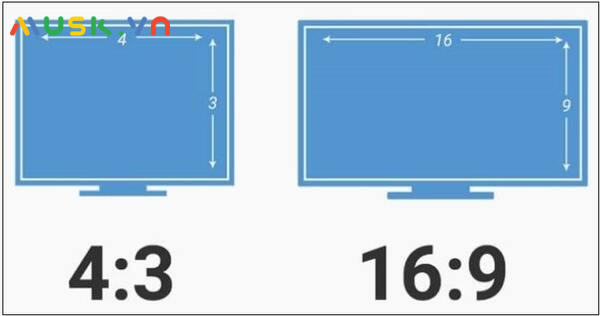 Sự khác biệt giữa tỉ lệ khung hình 4:3 và 16:9