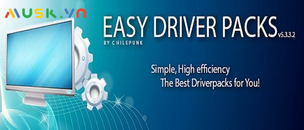 Sử dụng phần mềm Easy DriverPack khắc phục lỗi thiếu Driver Card