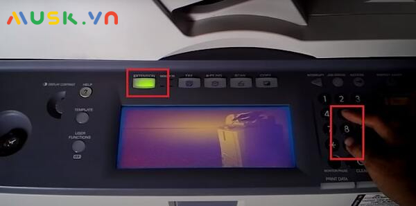Cách căn chỉnh mực đậm nhạt trên dòng máy photocopy Toshiba
