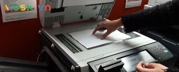 Cách scan trên máy photocopy Toshiba