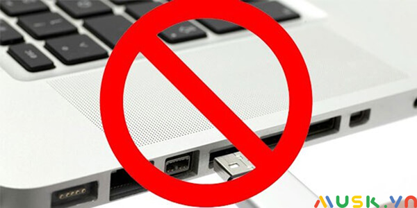 laptop không nhận bàn phím thuộc dạng rời do USB