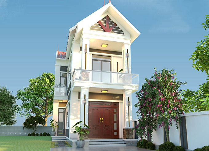 Thiết kế mái Thái giúp ngôi nhà mang phong cách ấn tượng