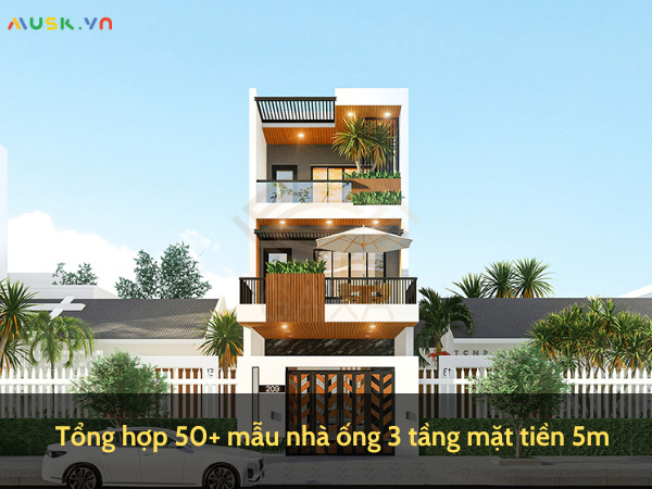 100 Mẫu Nhà Phố 3 Tầng Đẹp Hiện Đại Nhất 2021 - Kiến Trúc Việt