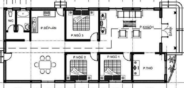 bản vẽ nhà tiền chế cấp 4 mẫu số 11