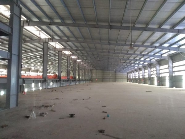 Nhà xưởng 800m2 với không gian thoáng đãng