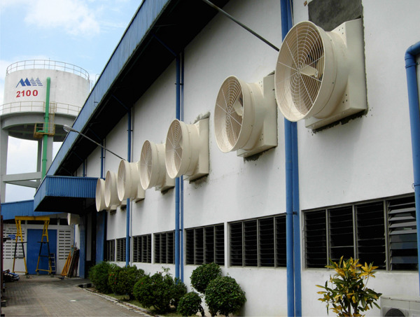 Thông gió công nghiệp gần như được áp dụng trong tất cả các lĩnh vực, ngành nghề sản xuất tại nhà xưởng
