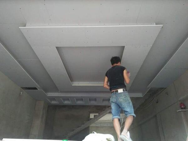 Quy trình thi công trần thạch cao cho phòng khách 30m2