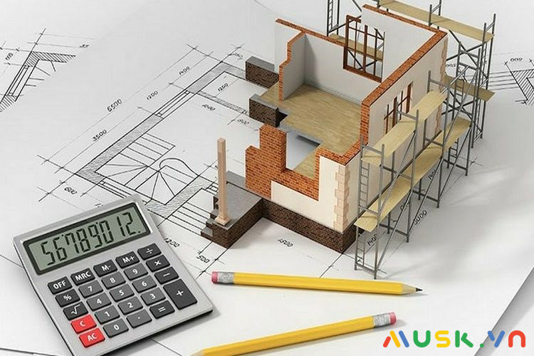 Cách tính chi phí xây dựng nhà cấp 4 3 phòng ngủ mái bằng
