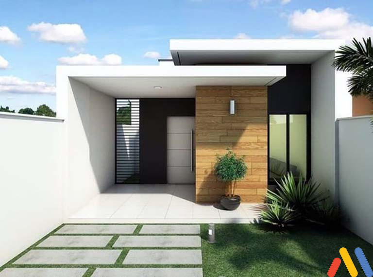 Gợi ý về mẫu thiết kế nhà 1 tầng theo phong cách tối giản.