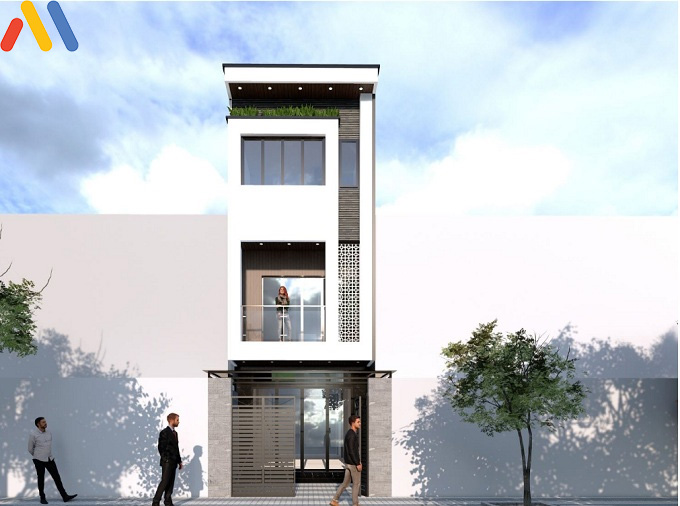 Mẫu thiết kế các mẫu nhà phố mặt tiền 4m với phong cách tối giản, nhẹ nhàng.