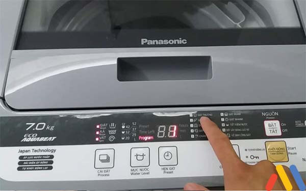 Mã lỗi U13 - Bảng mã lỗi máy giặt Panasonic