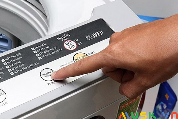 cách sử dụng máy giặt sanyo: chế độ giặt bình thường tiêu chuẩn