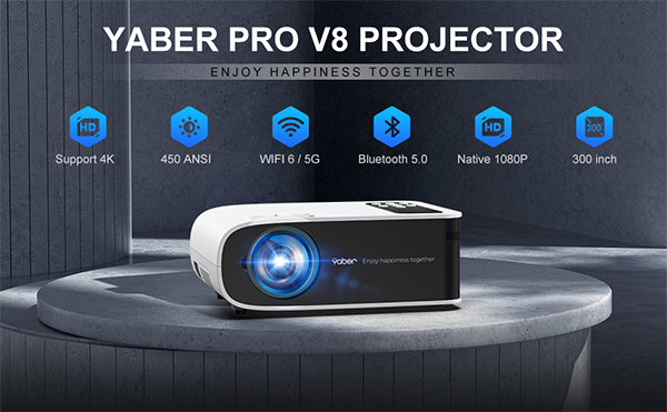 Máy chiếu Yaber Gia đình Projector V8 Pro