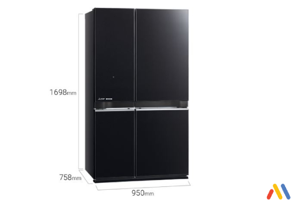 giá tủ lạnh điện máy xanh Midea Midea BCD-440WTPM (E) tủ lạnh cửa mở siêu  mỏng hộ gia đình bốn cửa không sương giá giá tủ lạnh 2 cánh | Nghiện  Shopping |