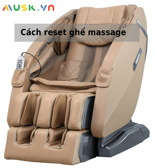 cách reset ghế massage