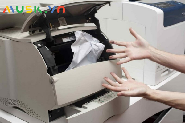 cách sửa máy in khi bị kẹt giấy