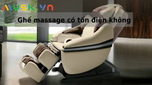 ghế massage có tốn điện không