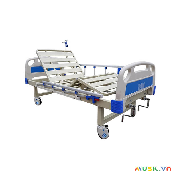 các loại giường y tế 2 tay quay Akiko A82